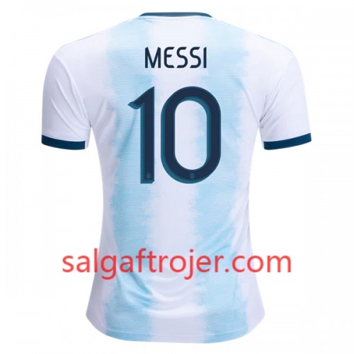 Argentina Fodboldtrøjer MESSI 10 Hjemmebanesæt Copa América 2019 Kort ærmer Argentina Fodboldtrøjer MESSI 10 Hjemmebanesæt Copa América 2019 Kort ærmer